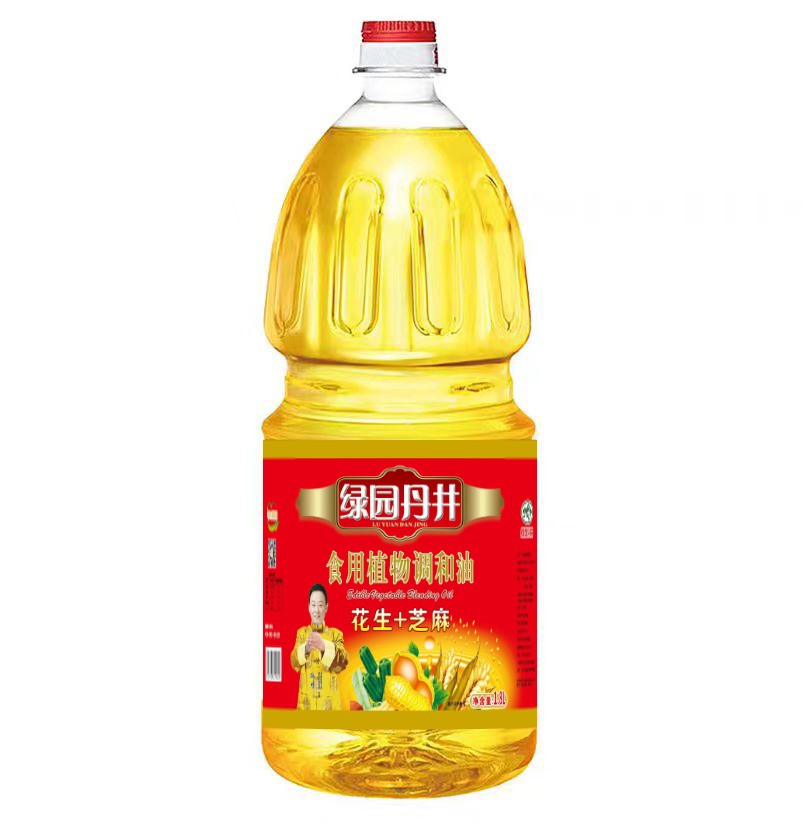 钱柜qg777 花生+芝麻食用植物协调油 1.8L