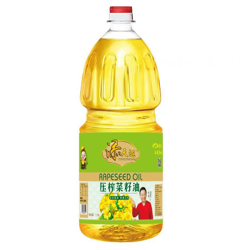 添天运 压榨菜籽油 1.8L